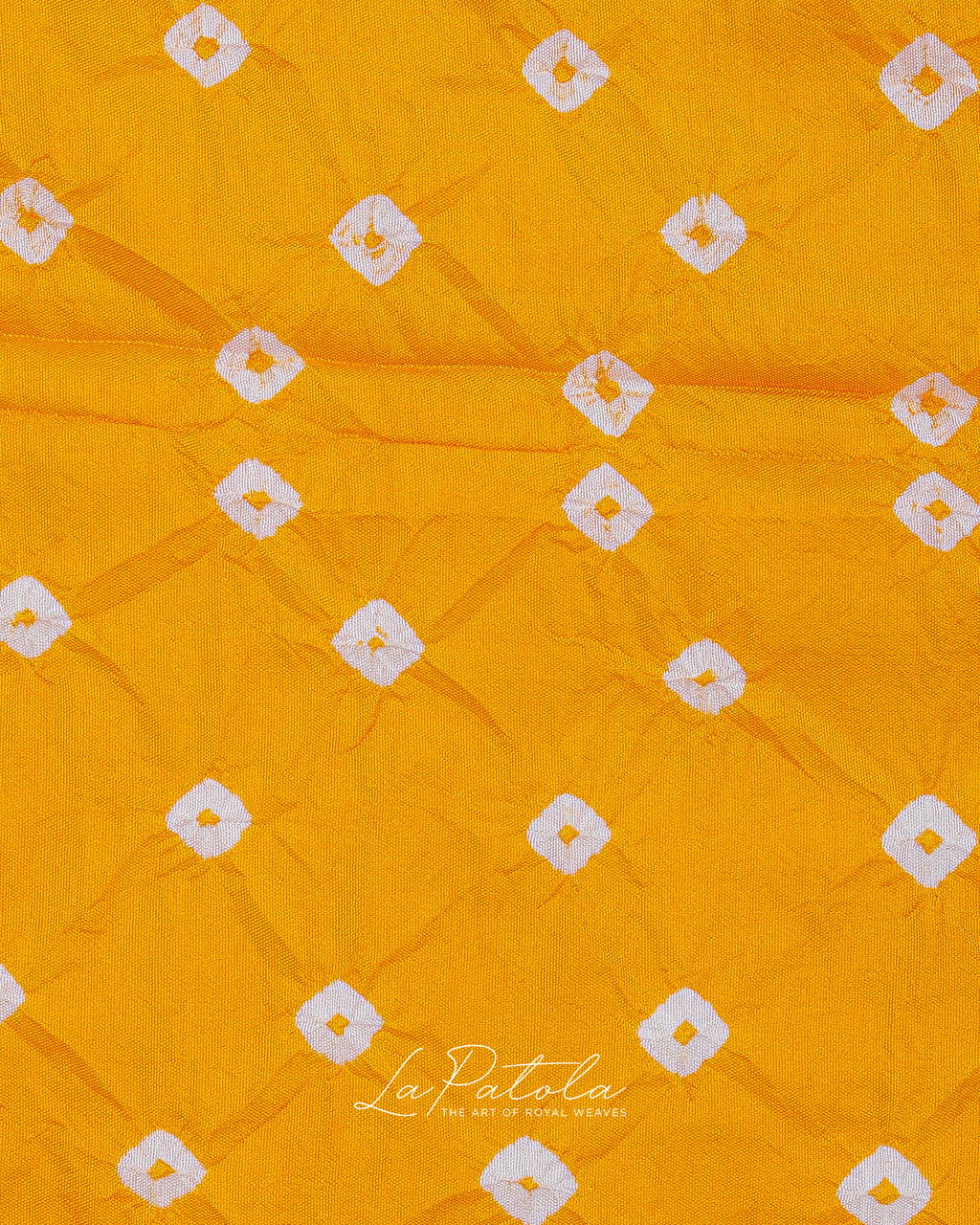 Yellow Pink Floral Pallu Bandhej Saree