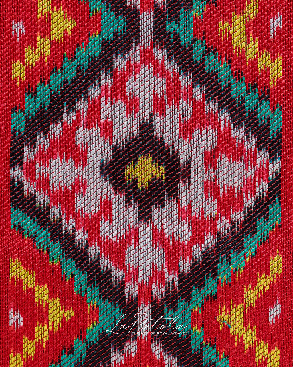 Multicolour Diamond Ikat Patola Saree