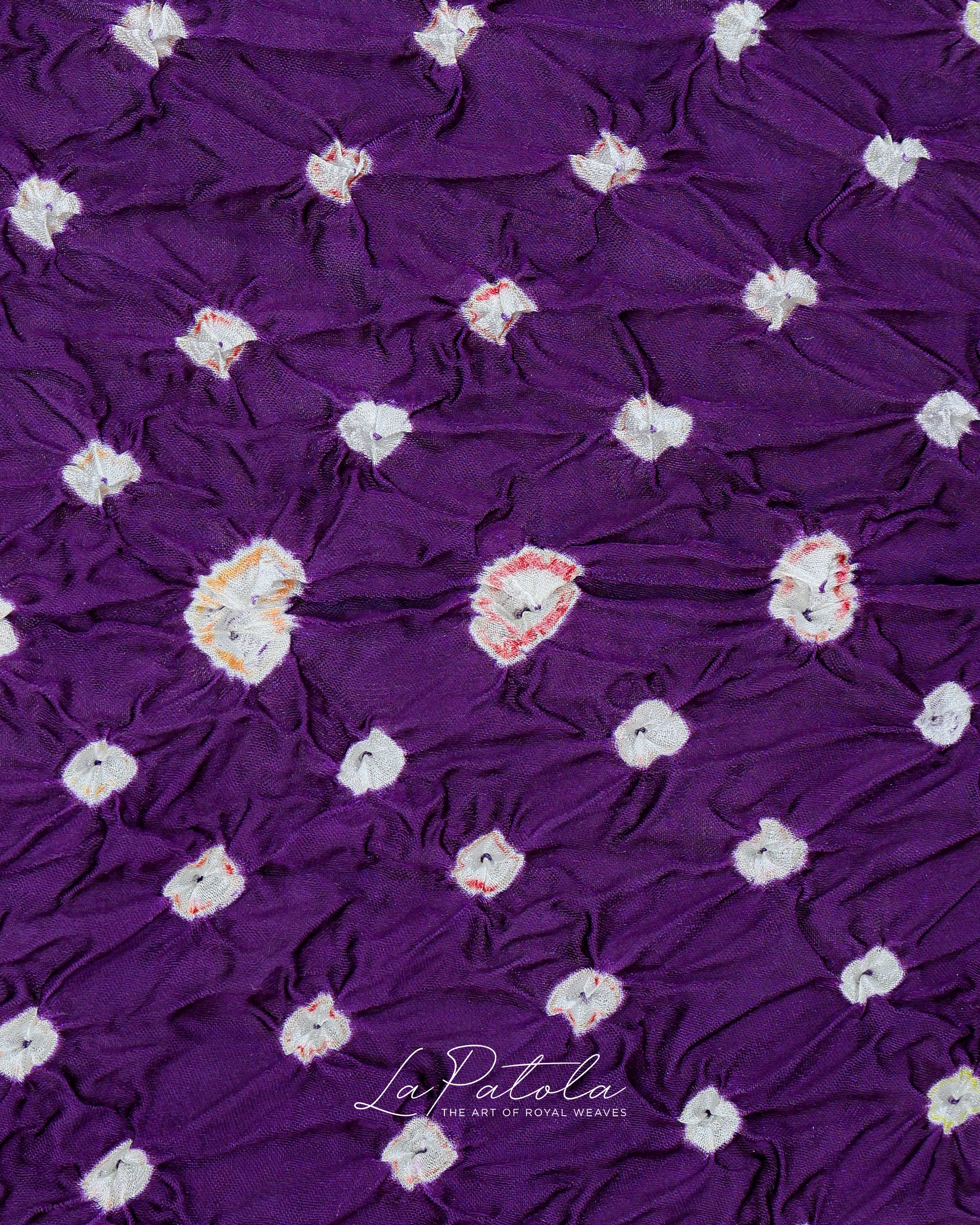 Royal Blue Buti Bandhej Saree