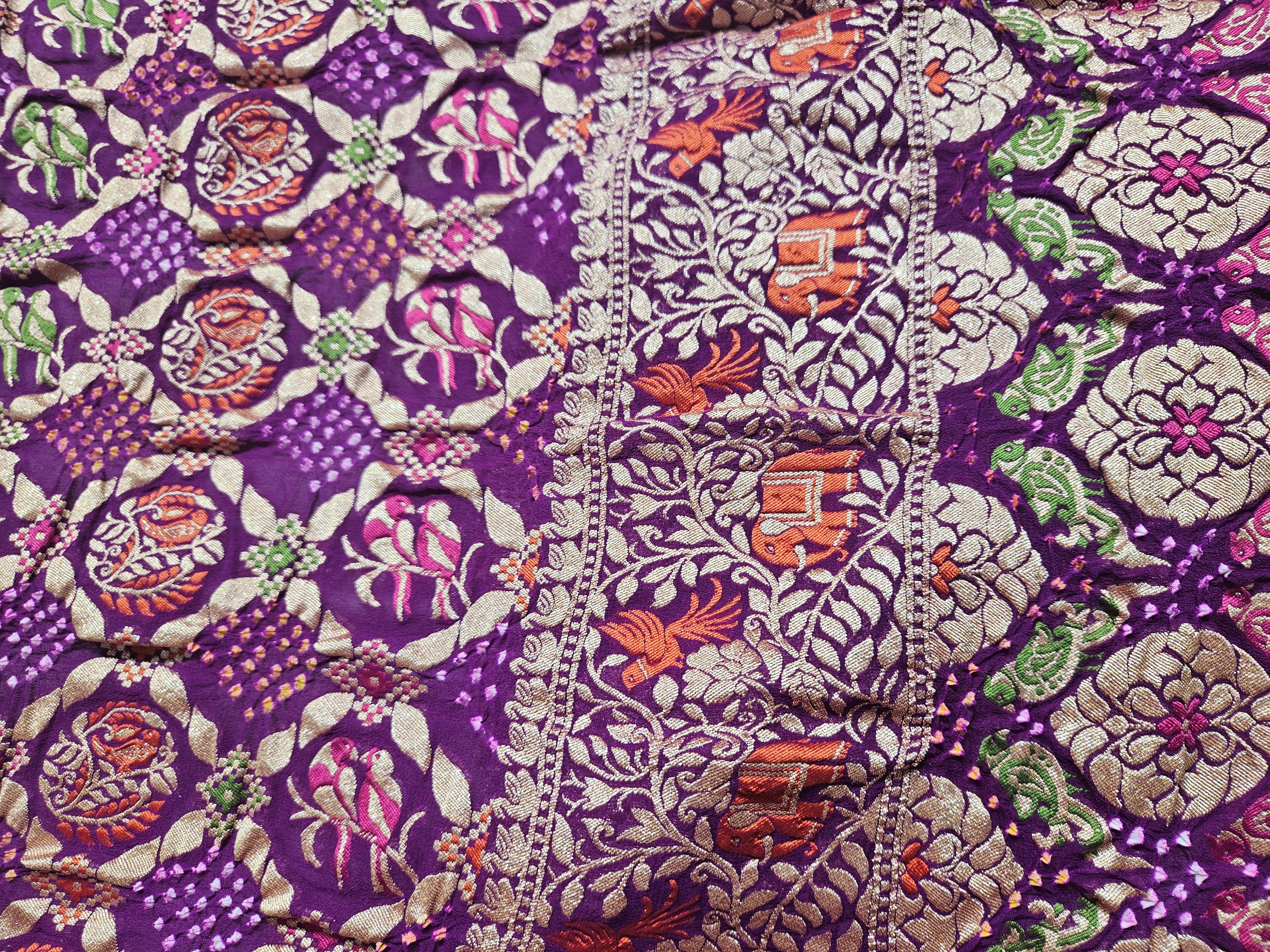 Banarasi Neemzari Meena Figure Rai Dana Bandhej