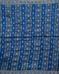Powder Blue Zari Bandhej Saree