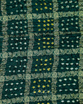 Bottle Green Gharchola Bandhej Saree