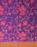 Purple Floral Pallu Patola Saree