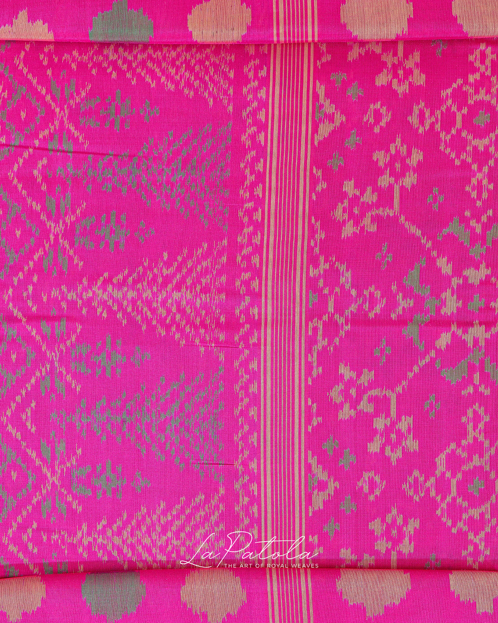 Fuchsia Pink Designer Patola Saree
