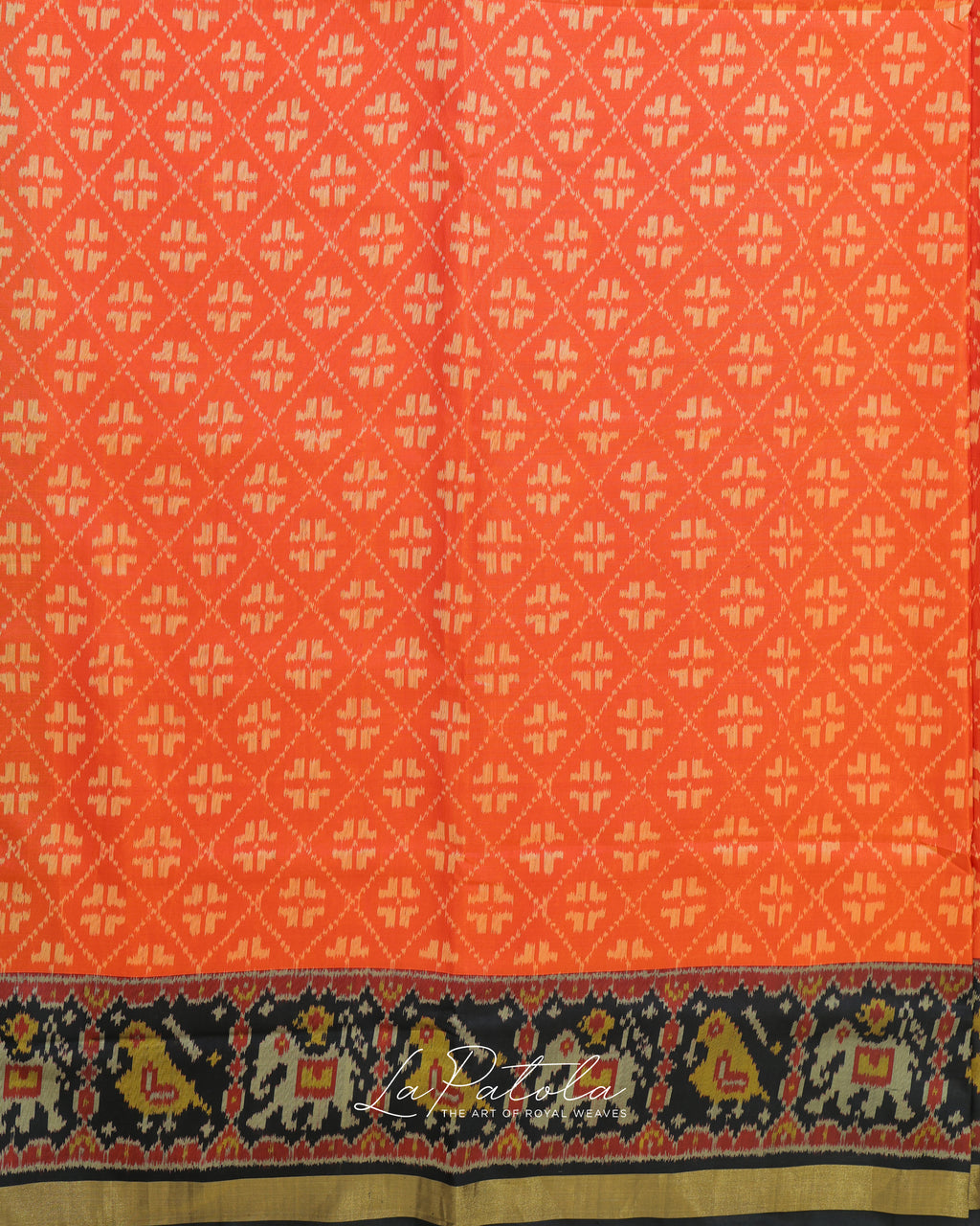 Orange Manek Chowk Patola Saree