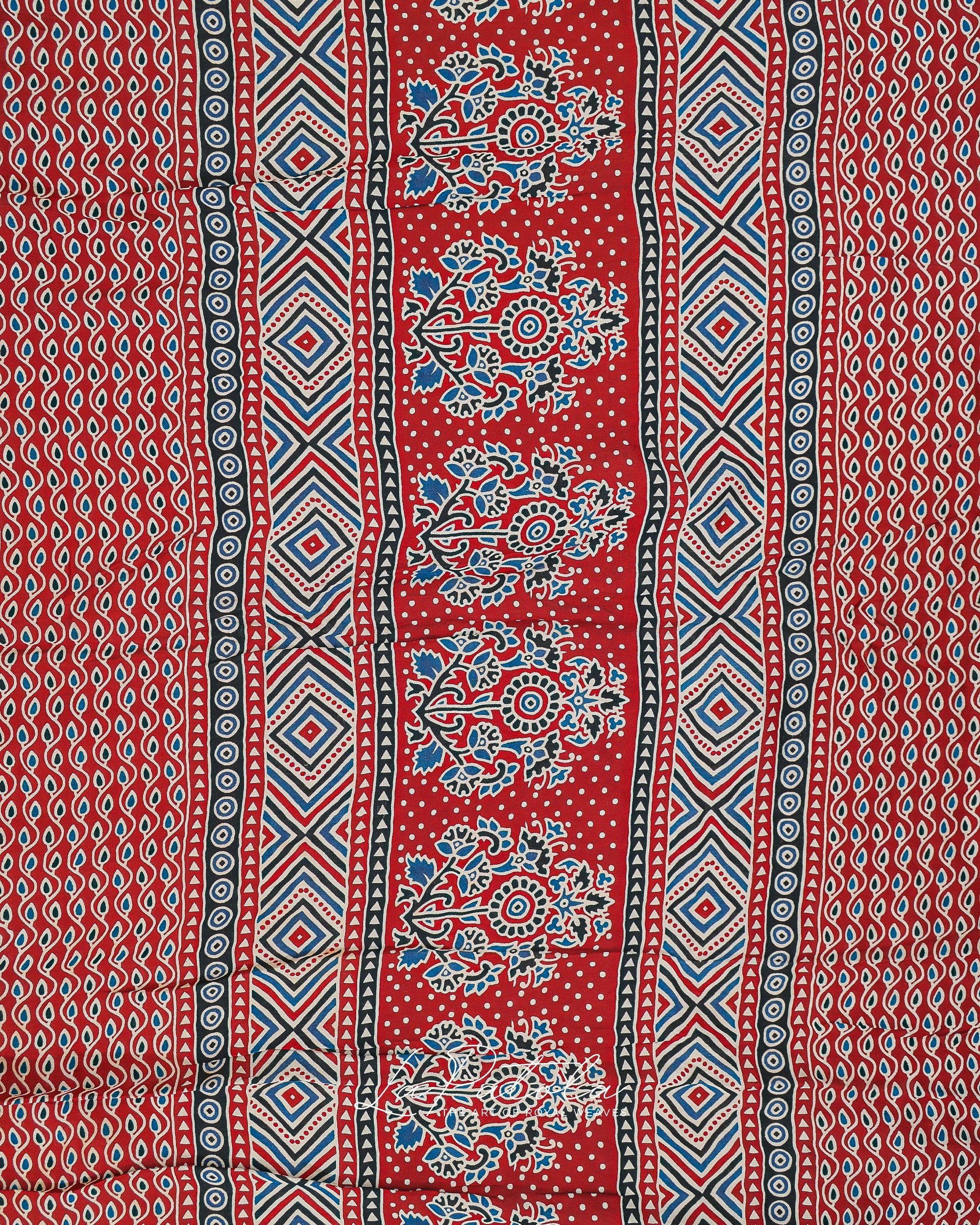 Ink Blue Buti Bandhej Saree