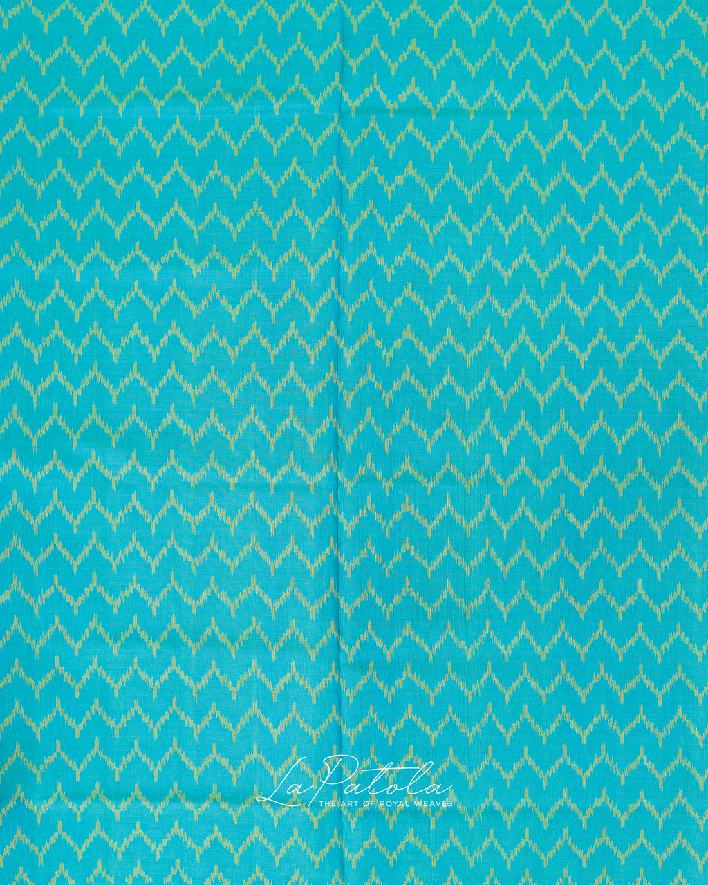 Pink Turquoise Stripe Patola Saree