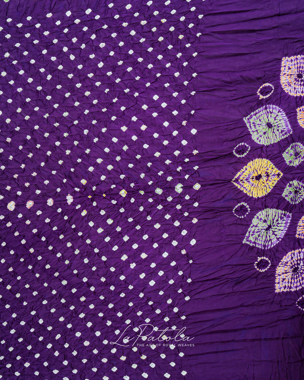 Royal Blue Buti Bandhej Saree
