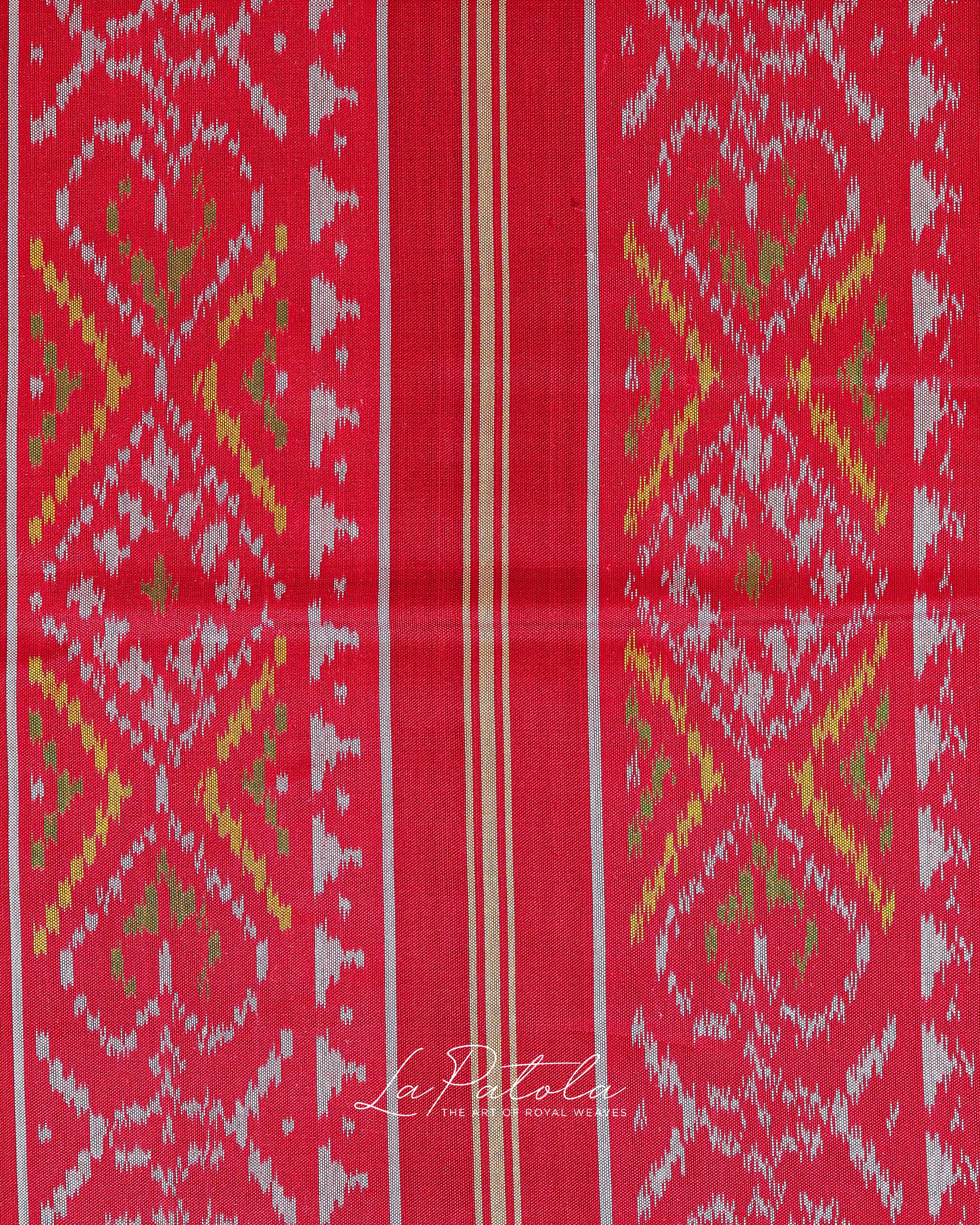 Cobalt Blue Mukti Figure Patola Saree