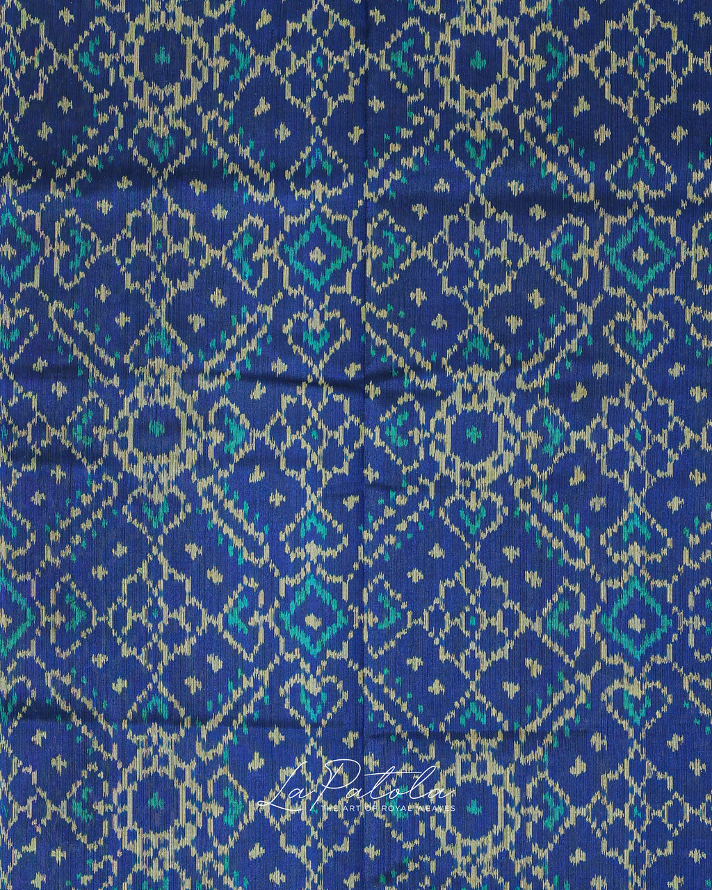Navy Blue Buti Patola Saree