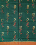Deep Green Parrot Figure Patola Saree