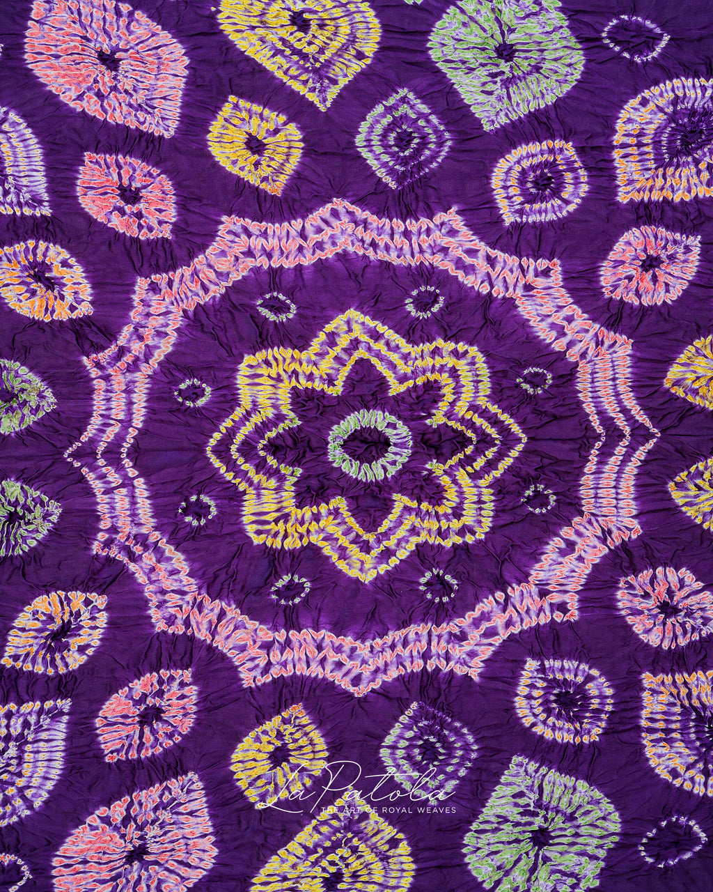 Royal Blue Buti Bandhej Saree