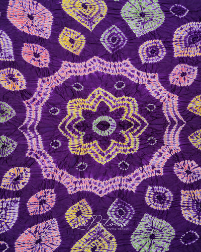 Royal Blue Buti Bandhej Saree