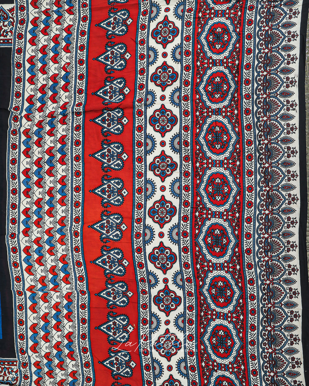 Cobalt Polka Bandhej Saree