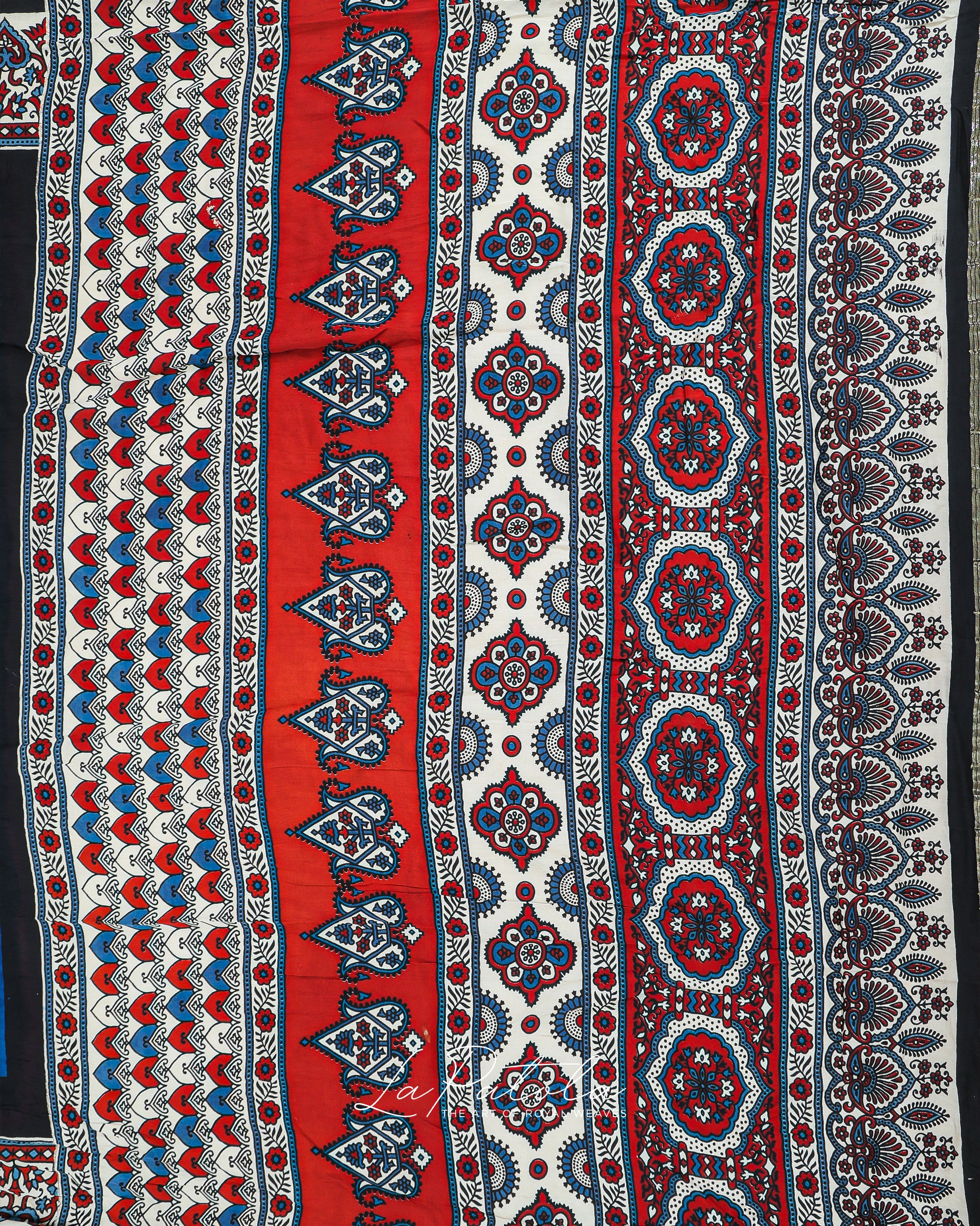 Cobalt Polka Bandhej Saree