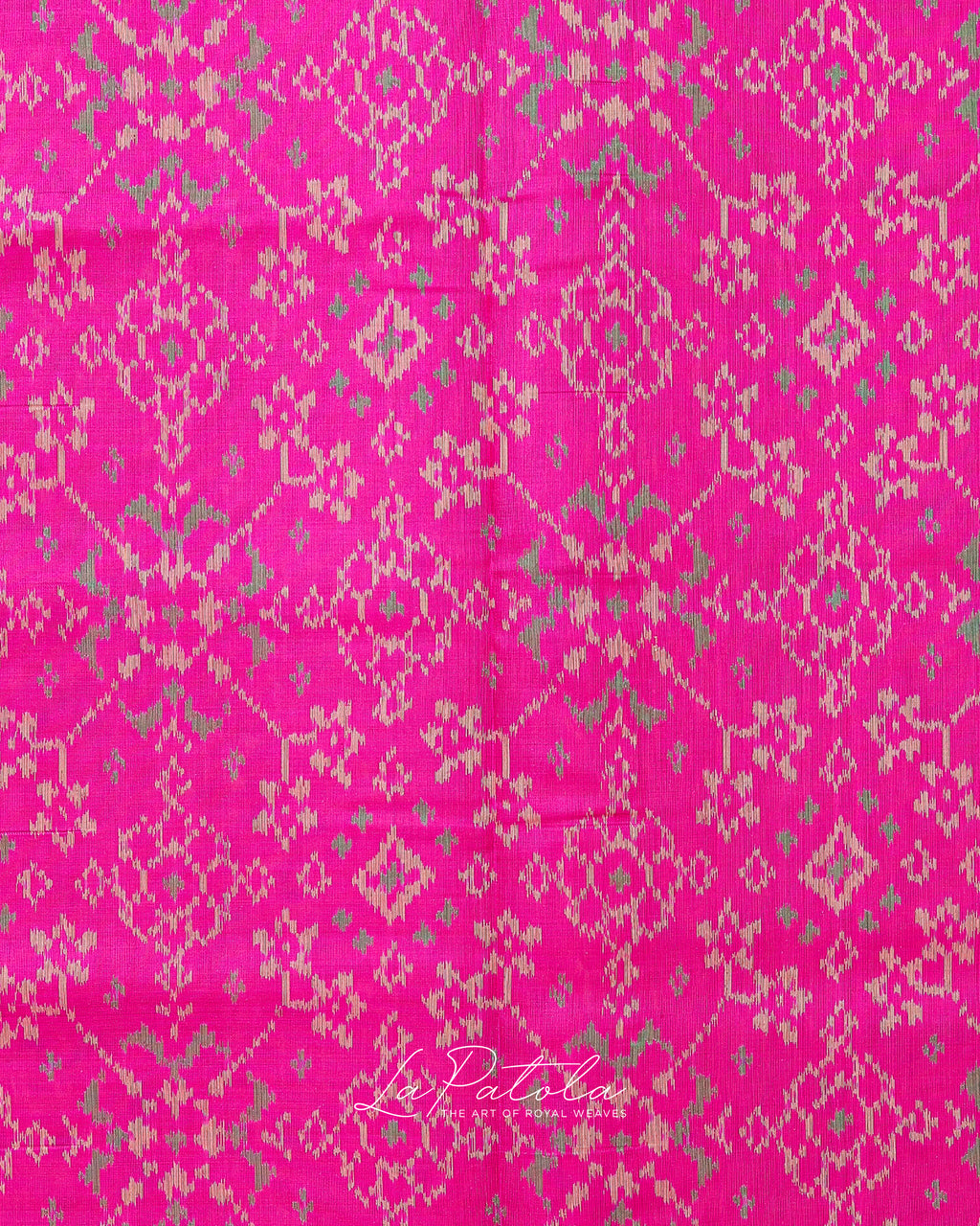 Fuchsia Pink Designer Patola Saree