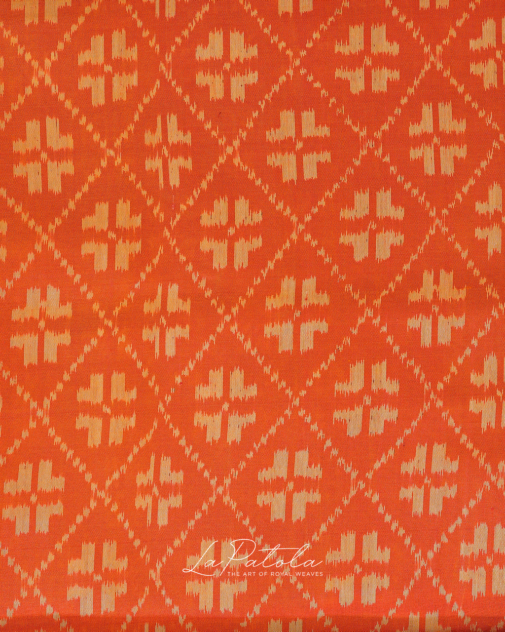 Orange Manek Chowk Patola Saree