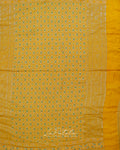 Mustard Micro Dot Bandhej Saree