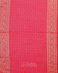 Hot Pink Micro Dot Bandhej Saree