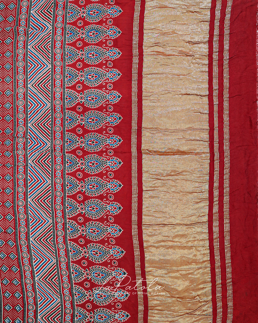 Violet Scattered Buti Bandhej Saree