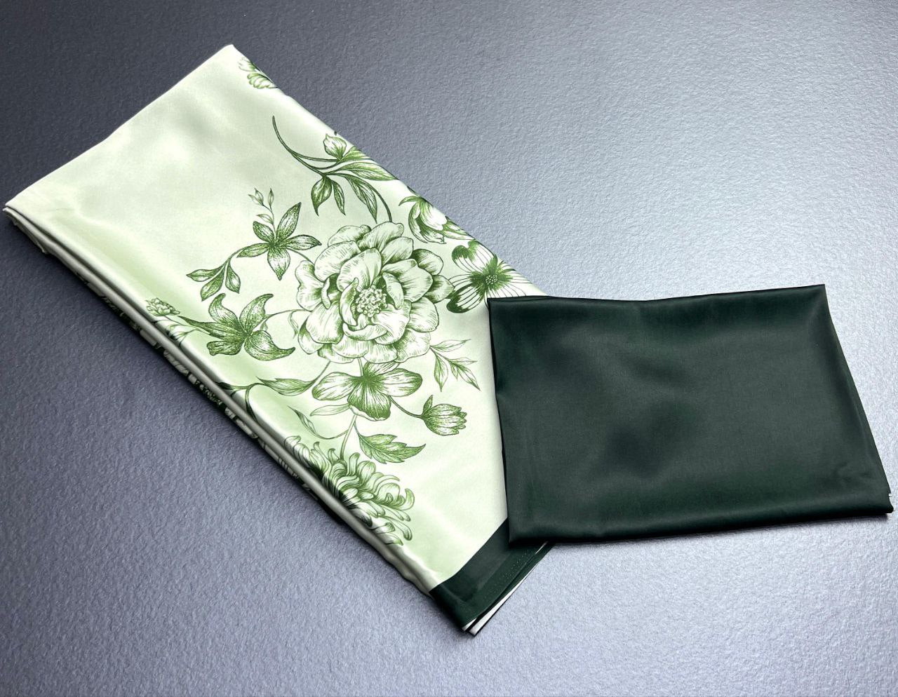 beautiful floral pattern Japan Satin