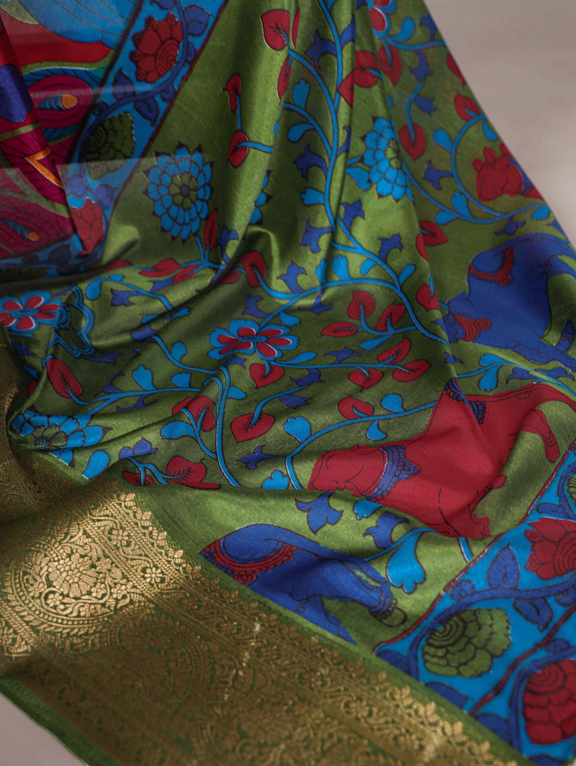 Tussar Silk With Viscose Border Premium Saree